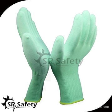 SRSAFETY 13 Gauge Nylon PU Dipping assembly work gloves